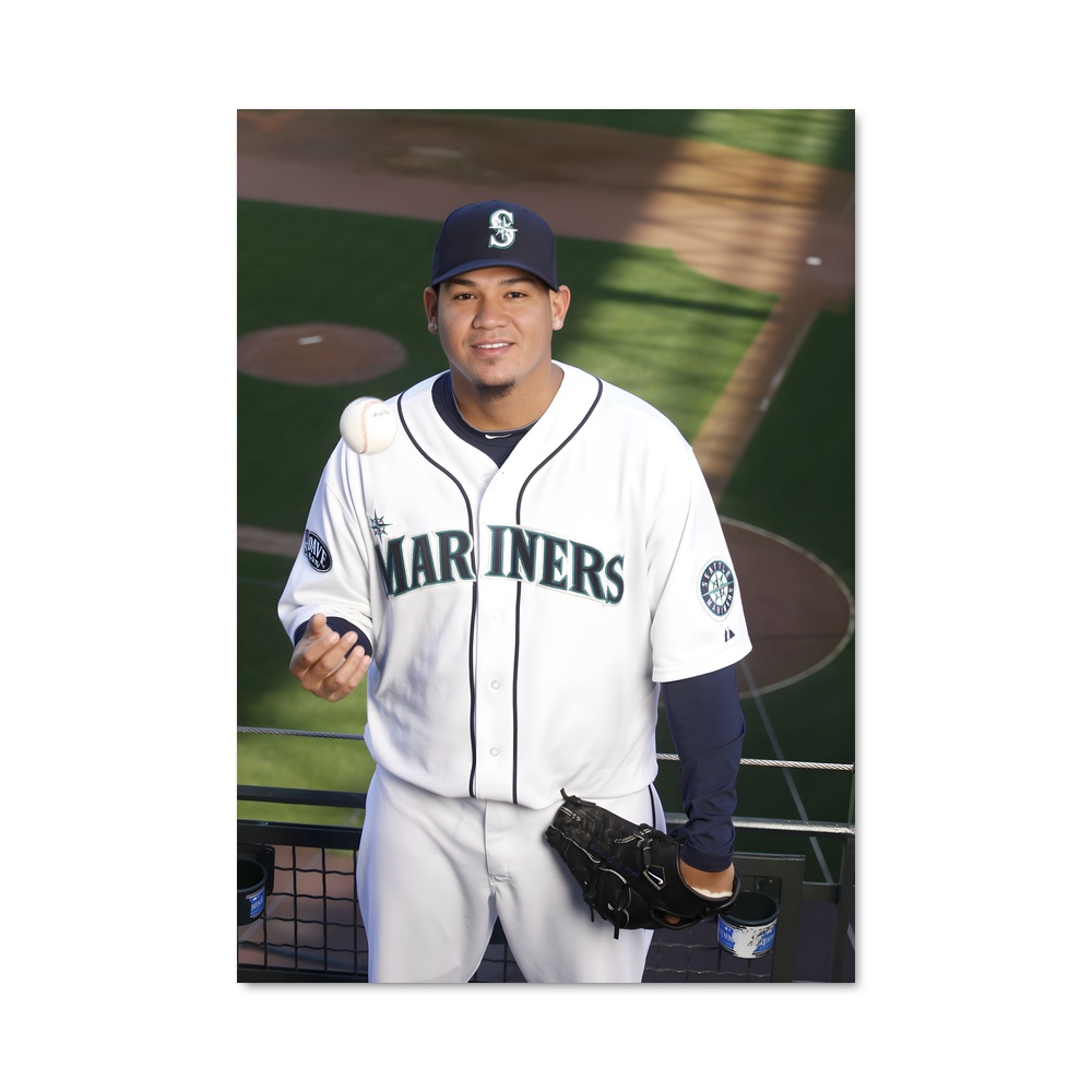 Poster Felix home – affiche Baseball